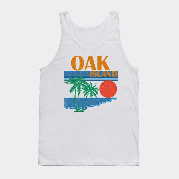 Oak Island \\ Retro Vintage Design Tank Top by KianOlsen Art